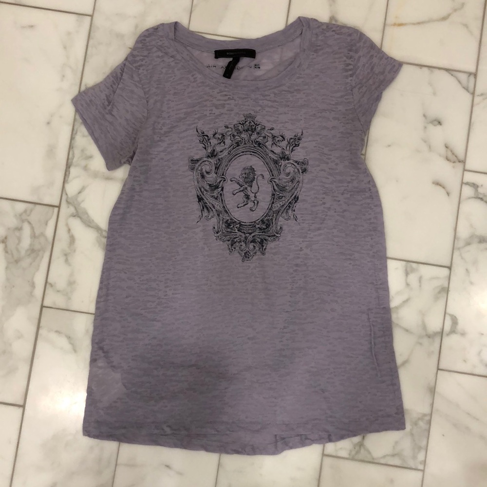 purple BCBGMaxAzria shirt